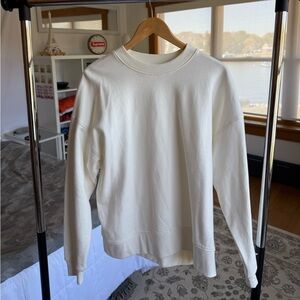 White Crewneck Oversized